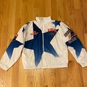 1996 Olympics Atlanta Team USA United States Vintage Champion Windbreaker Jacket